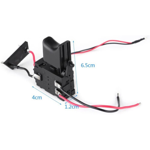 12V Cordless Drill Switch Drill Speed Control with Reverse for Lithium Battery Drill Trigger Switch with Small light 1