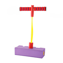 (Purple) Foam Pogo Jumper for Kids Fun and Safe Jumping Stick with Sound