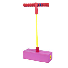 (Rose Red) Foam Pogo Jumper for Kids Fun and Safe Jumping Stick with Sound