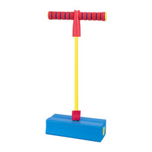 (Blue) Foam Pogo Jumper for Kids Fun and Safe Jumping Stick with Sound