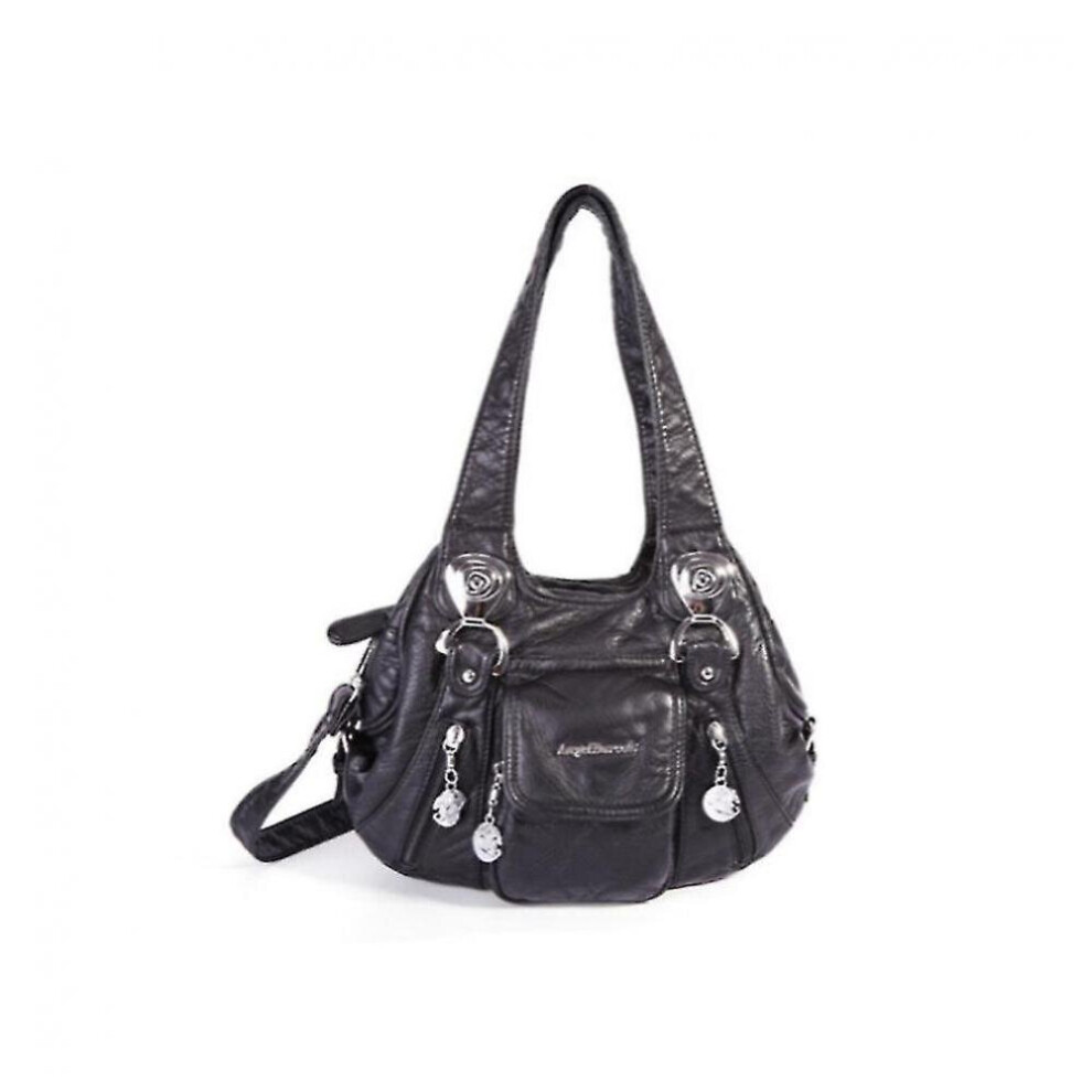 Hkhbjs Women Genuine Leather Handbag Shoulder Bag Satchel Purse