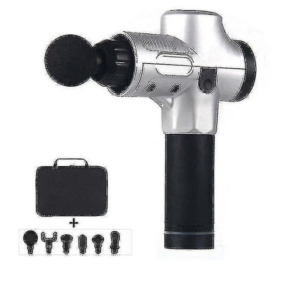 Hkhbjs Black Carbon Deep Muscle Relax Massage Gun Electric Massager Fitness Equipment