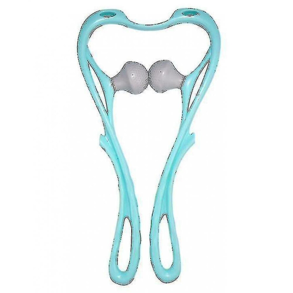 Hkhbjs Manual Cervical Spine Massager Multifunctional Neck Massager Double Ball Pressing Fitness Massage