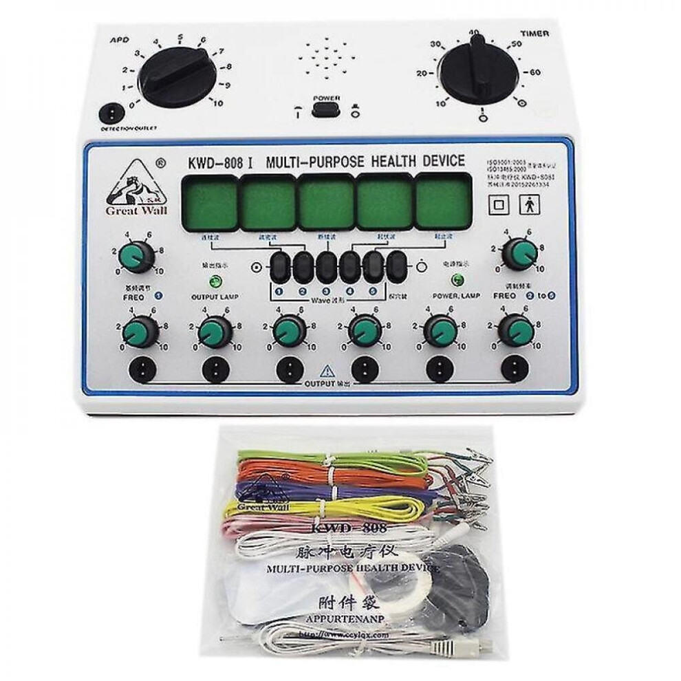 Kwd808-i Electric Acupuncture Stimulator Machine Electrical Nerve Muscle Stimulator 6 Channels-image-OPC-PB2ZGB9-NEW