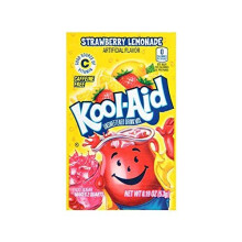 Kool Aid Strawberry Lemonade Drink Mix 1 x 5.3g Sachet Makes 2 Quarts