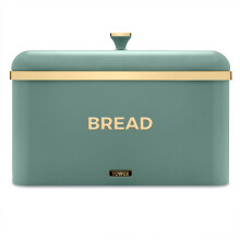 Tower T826130JDE Cavaletto Stainless Steel Bread Bin in Jade Green