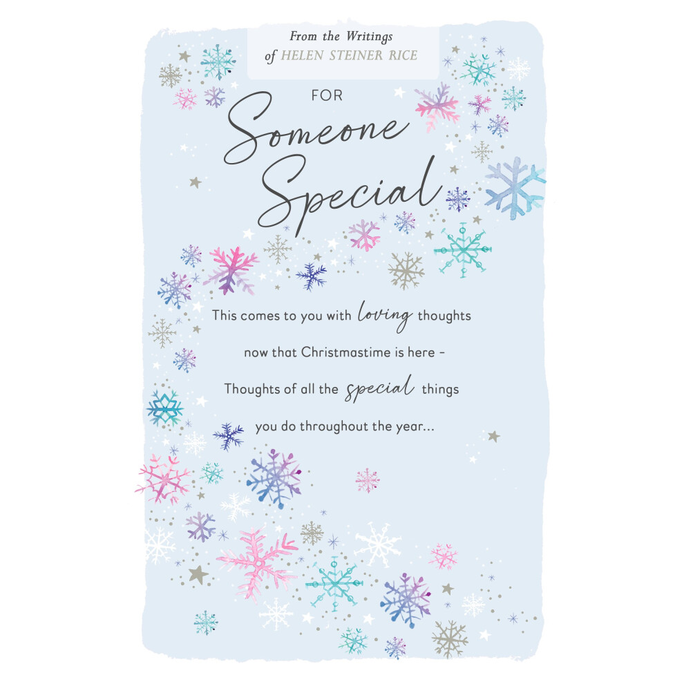 Someone Special Helen Steiner Rice Traditional Christmas Card Greeting Cards