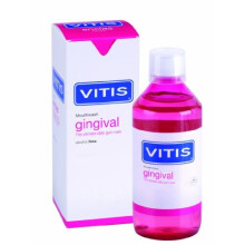 Rince-bouche Vitis Gingival Panthénol Chlorure de cétylpyridinium Zinc Sans Alcool 500ml Menthe Gencives Sensibles
