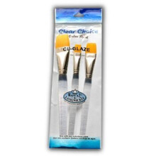 Royal and Langnickel All Media Glaze and Wash 3 Artist Paint Brush Set