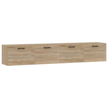 (Sonoma oak, 100 x 36.5 x 35 cm (W x D x H)) vidaXL 2x Wall Cabinets Engineered Wood Storage Cabinet Multi Colours/Sizes