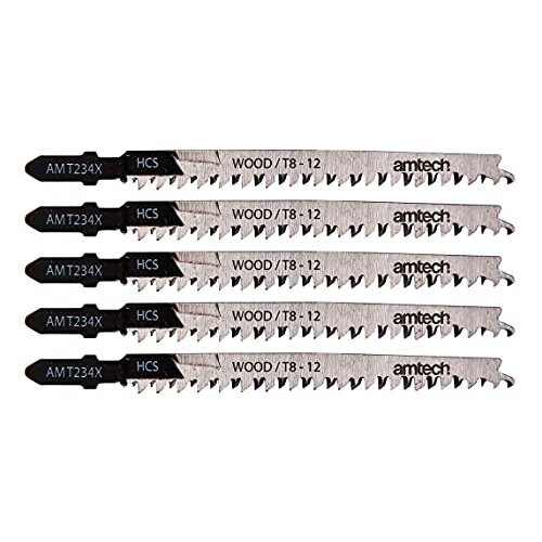Amtech M1602 5 Piece Wood Jigsaw Blade Set (AMT234 X) 2