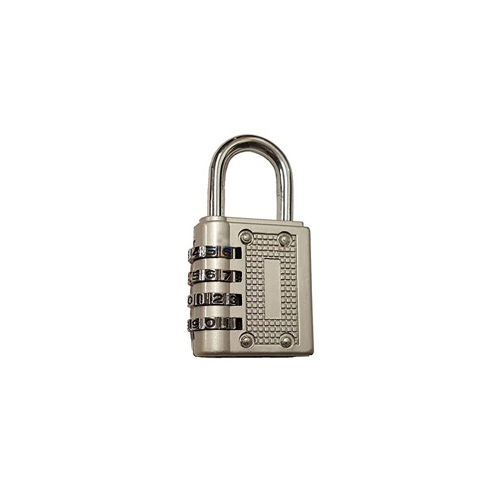 Dapetz Â® Combination Padlock, 4 Digit Combination Locker Padlock, Resettable Combo Lock For School And Gym Lockers, Weatherproof Padlock Outdoor For 5056042020549