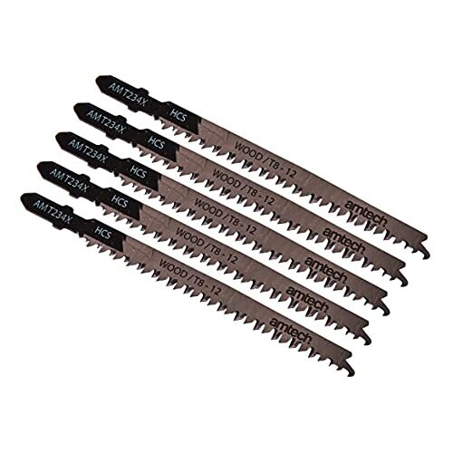 Amtech M1602 5 Piece Wood Jigsaw Blade Set (AMT234 X)