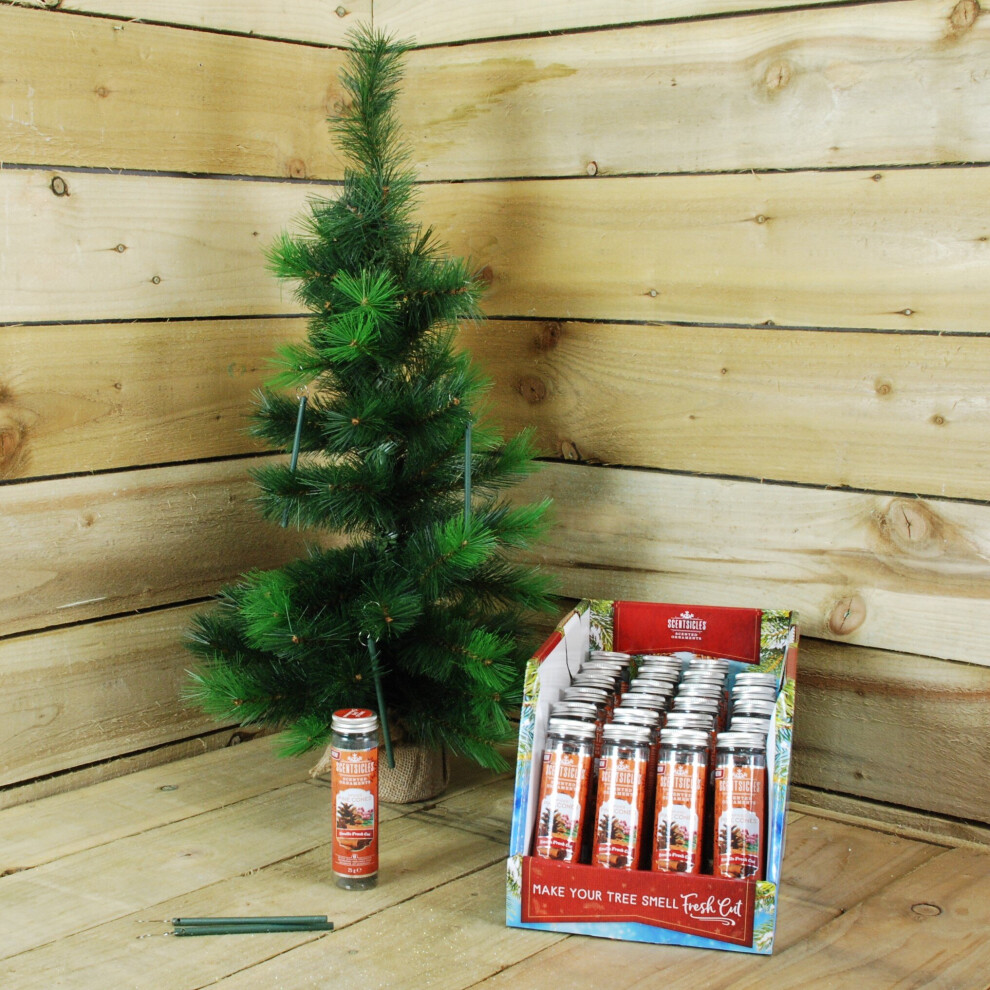 Samuel Alexander 3 Packs Of 6 Scentsicles Scented Hanging Ornaments Sticks - Spiced Pine Cones