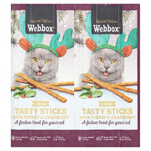 Webbox Cat Tasty Sticks with Turkey and Cranberry, 30 g