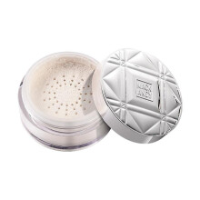 (010 Ivory White) Loose Powder Matte Oil Control Waterproof Setting Makeup Concealer Brighten Cosmetic