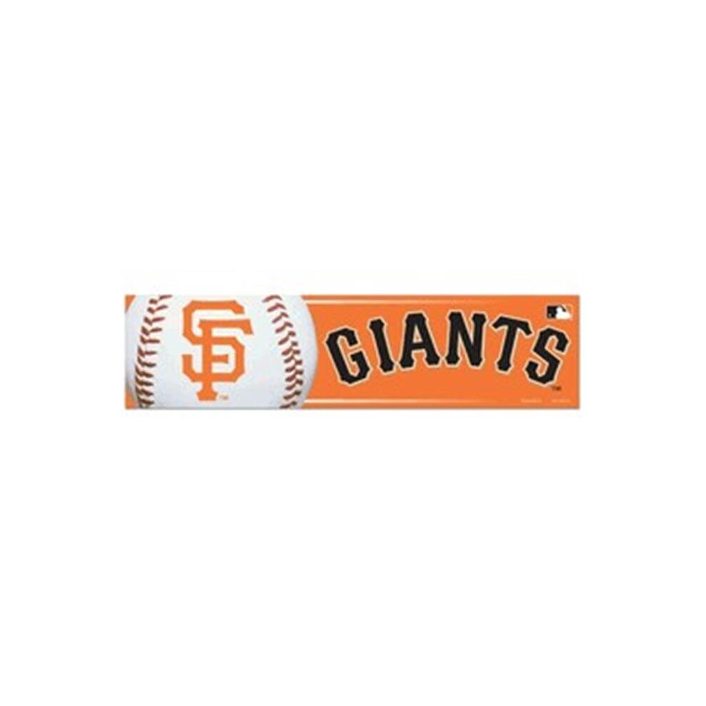 San Francisco Giants Bumper Sticker 758218496589