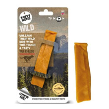 TastyBone WILD | Nylon Dog Chew for Small Dogs (Yak Cheese Flavour bar) | Exceptionally Tough, Promotes Healthy Teeth & gums | (Made in the UK from