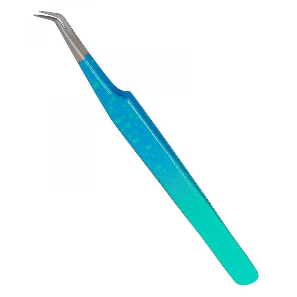 Hkhbjs Professional Eyelash Extension Isolating Individual Semi Curved Tweezers