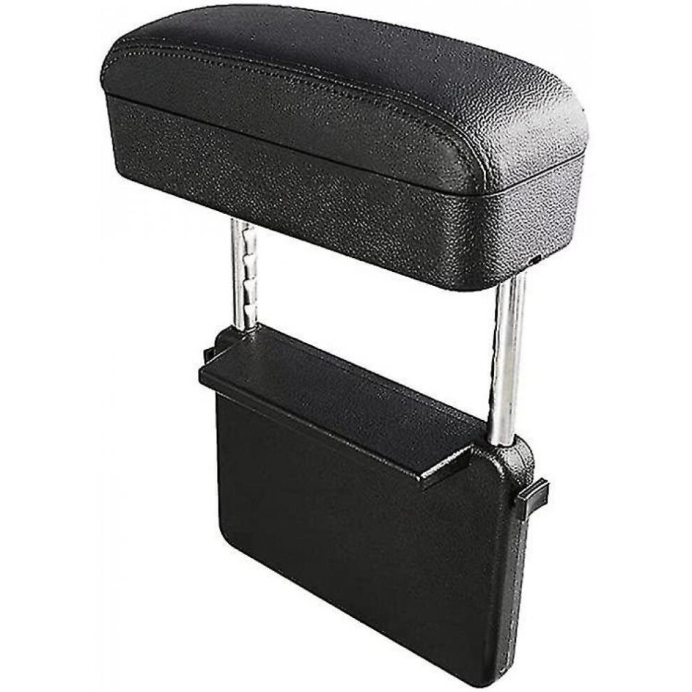 Car Center Console Armrest Height Adjustable Universal Black 7547469205254