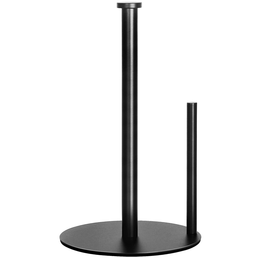 Paper Towel Holder countertop, OBODINg, Black Kitchen Paper Towel Holder Stand for Kitchen and Bathroom Organization, Stainless Steel Paper Towel Hold