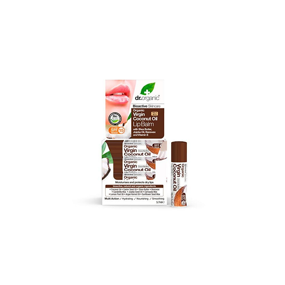 Dr Organic Virgin Coconut Oil Lip Balm