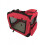 (Large) Pet Soft Carrier Crate Portable Foldable Red 1