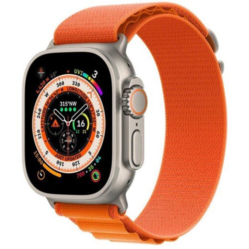 Apple Apple Watch Ultra 49mm Titanium Orange Alpine Loop L 1
