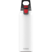 SIgg - Insulated Water Bottle - Thermo Flask H&c ONE White - Removable Tea Infuser - Leakproof - BPA Free - 188 Stainless Steel - White - 19 Oz