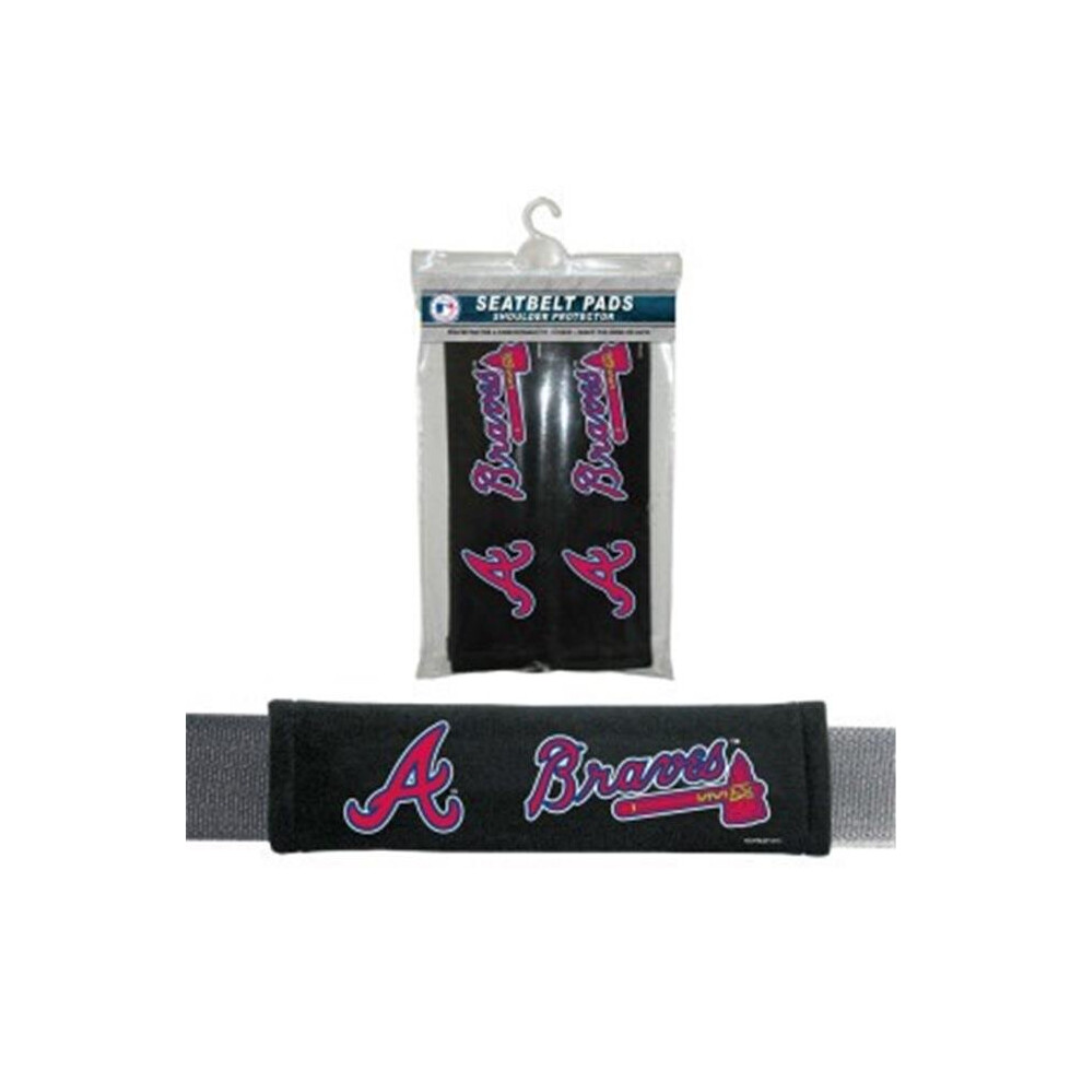 Atlanta Braves Seat Belt Pads Velour 769593137738