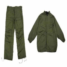 Military Chemical Suit, Green - Extra Small