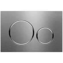 Sigma20 Actuator Plate for Dual Flush, Brushed Nickel