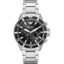 Emporio Armani AR11360 43 mm Reloj Cronógrafo de Acero Inoxidable para Hombre