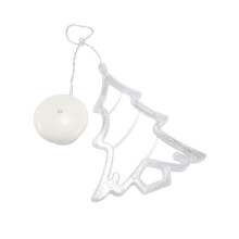 (Christmas tree) LED Christmas Lights Santa Claus Snowman Window Lights Christmas Tree
