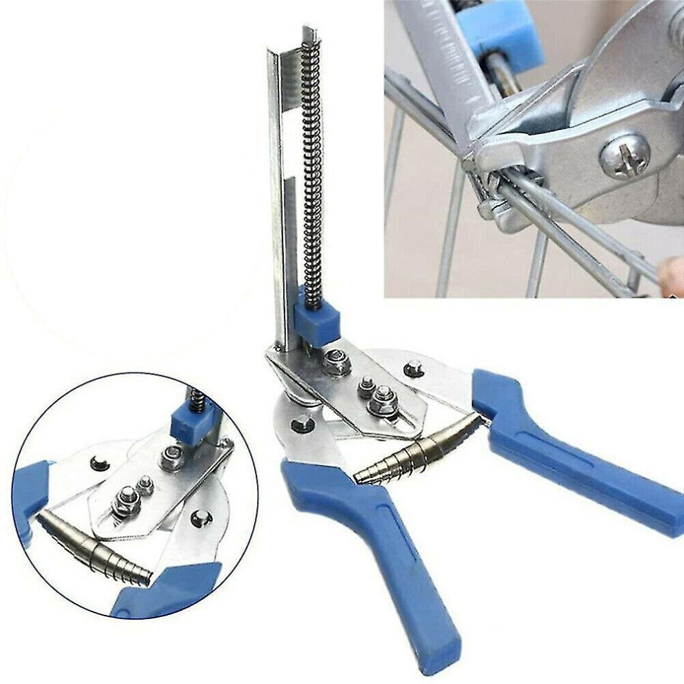 Cage Clamp Hog Ring Pliers Type M Nail Ring Pliers Kit 600Pcs M Clips 768649898869