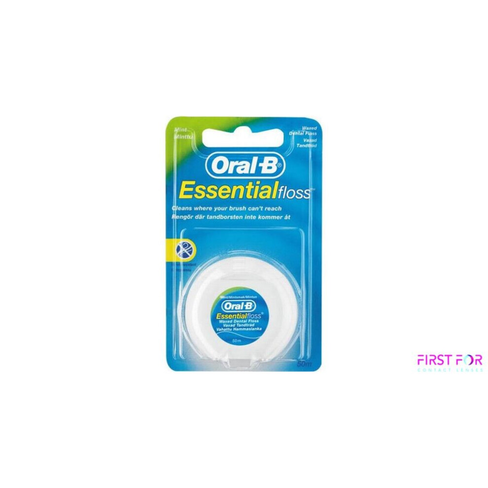 Oral-B Essential Mint Waxed 50m - Pack of 4