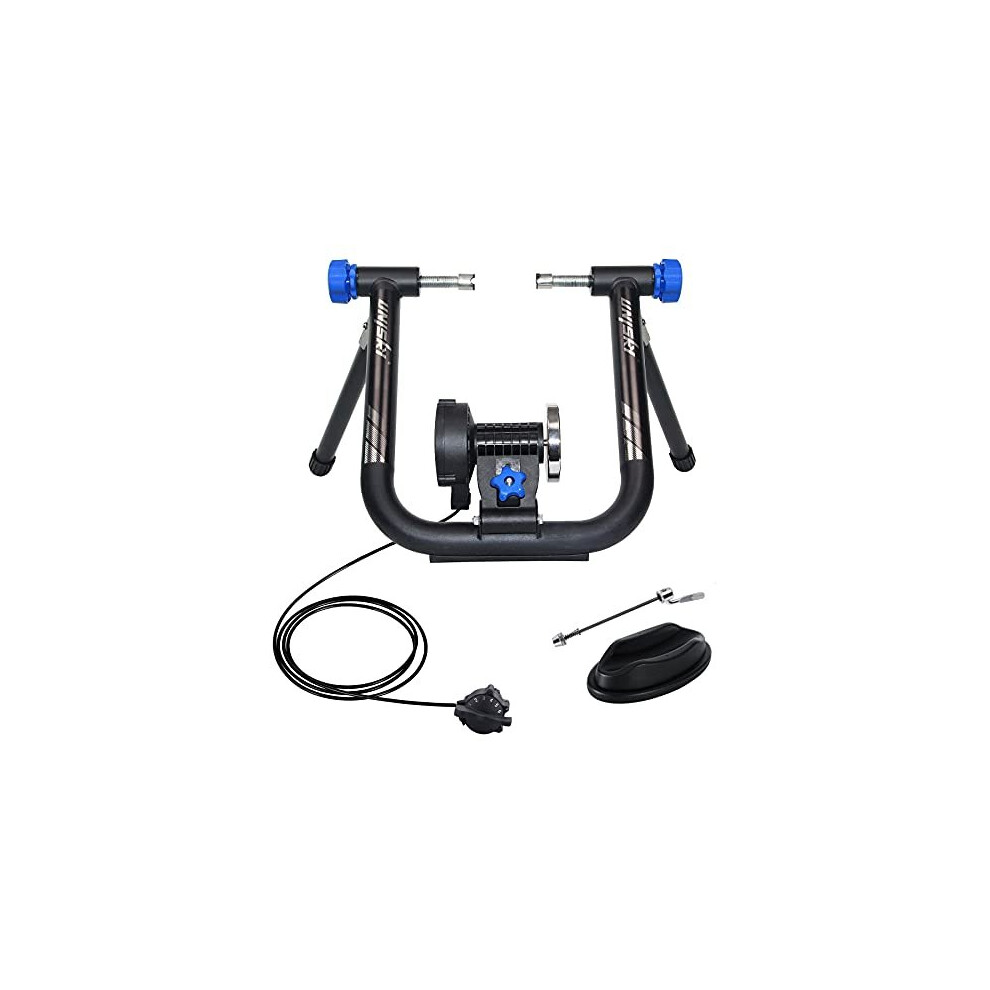 Unisky Bike Trainer Stand Indoor Riding Steel Heavy Duty Bicycle Exercise Stand 6 Speed Magnetic Resistance St