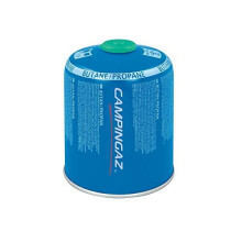 Campingaz CV470 Plus Valve Gas Cartridge 80/20 Butane/Propane, 450 g Gas, Self-Sealing Safety Valve, Fits Party Grill, Lumostar, Bivouac and More