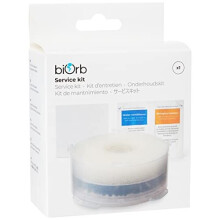 biOrb Service Kit: Spare filter cartridge with chemical media and foam, cleaning pad, and water-change chemicals for all biOrb aquariums