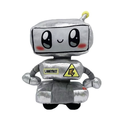 Lankybox Robot Plush Soft Stuffed Toy Kid Game Figure Plushie Doll UK ...