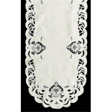 H7889-1 Ivory Elegance Round Doily, 24 in.