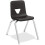 16 in. Seat-height Stacking Student Chair - Black 1