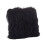 SARO  20 in. Square Wool Mongolian Lamb Fur Throw Pillow  Black 1
