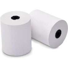 3.25 in. x 243 ft. 1 Ply Bond Paper POS Receipt Roll, White - Pack of 4