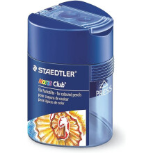 STAEDTLER Noris Club 512 128 Double Sharpener Triangular Pack of 10 in Cardboard Box