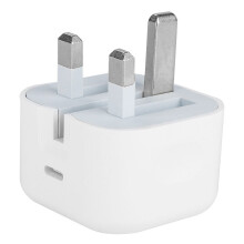 20W USB-C UK PD Fast Charge Charger - Genuine Power Adapter for iPhone 13/12 Series & USB-C Devices