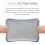 Electric Rechargeable HOT Water Hand Warmer Bottle - Grey 7