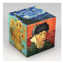 (Van Gogh) Oil painting Magic Puzzle Cube Van Gogh Picasso Toys