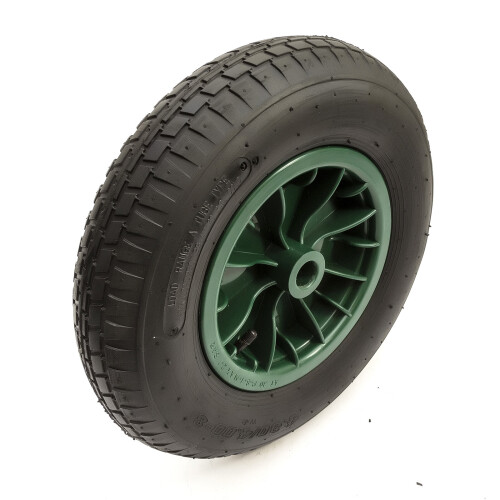 15 Inch 4.80/4.00-8 Wheel &Tyre Dark Green 4 Ply 1