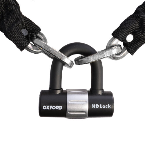 (1.5M, black) Oxford HD Chain Lock motorcycles Padlock 2